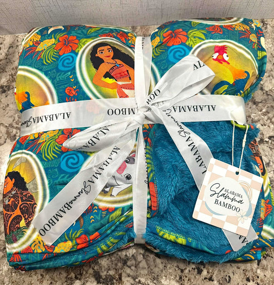 Beyond the Reef Standard Bamboo Plush Blanket