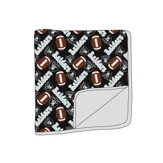 Las Vegas Raiders Bamboo Plush Blanket